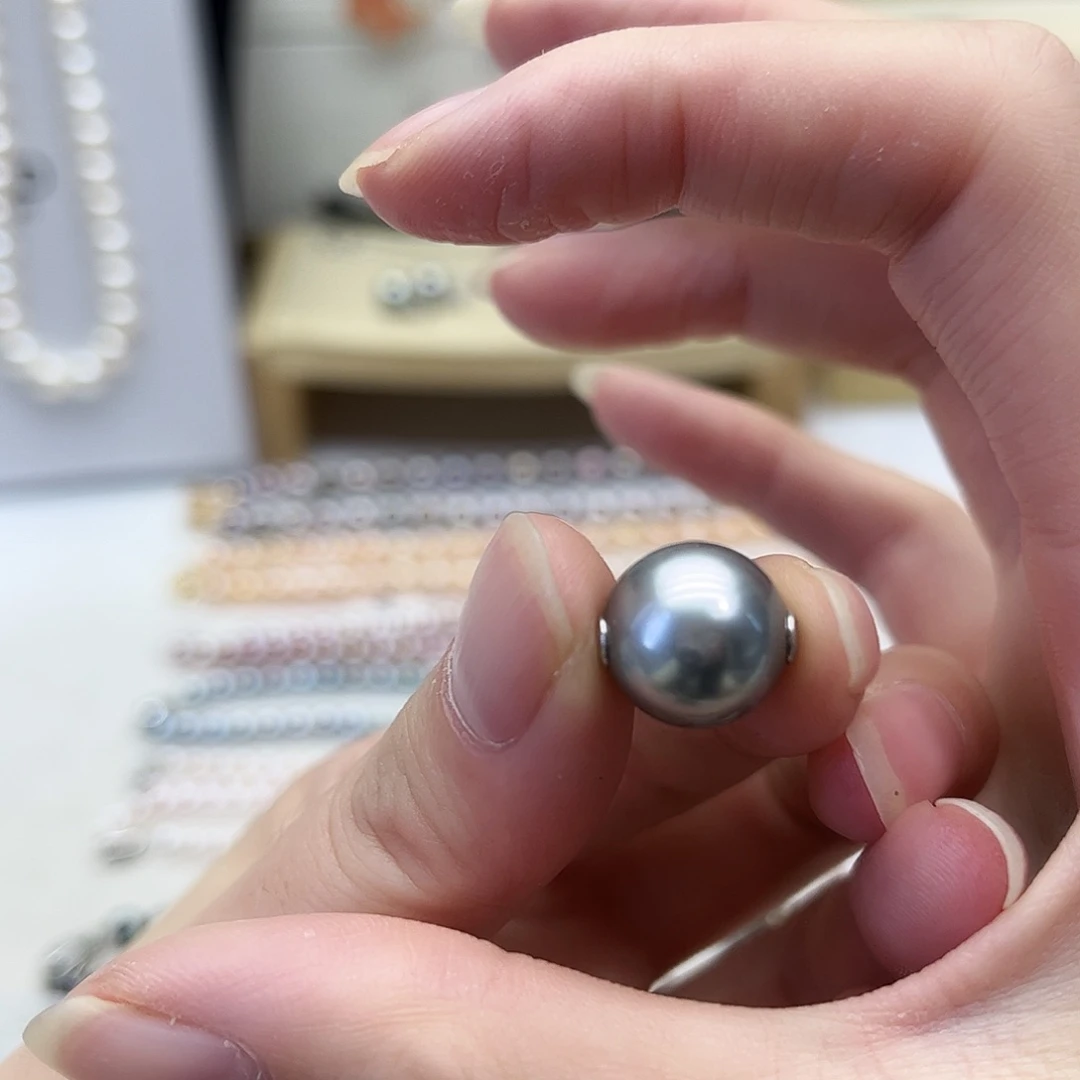 颈饰海水珍珠银S925镶嵌