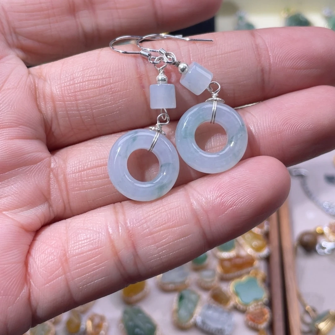 翡翠银S925镶嵌颈饰