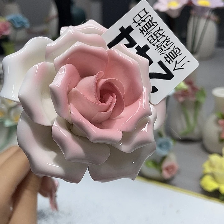 陶瓷纯手工捏花设计