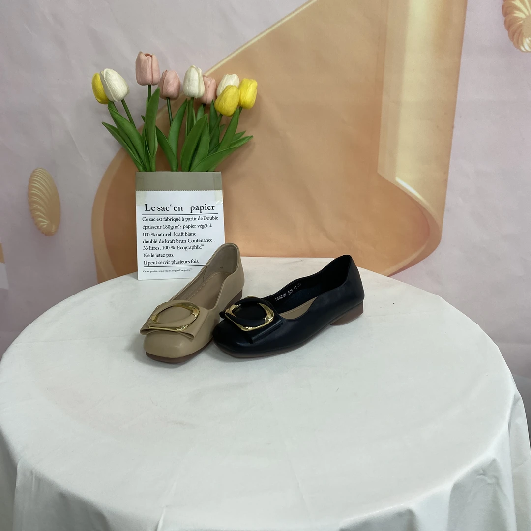 166236春秋新款时尚百搭平底单鞋F