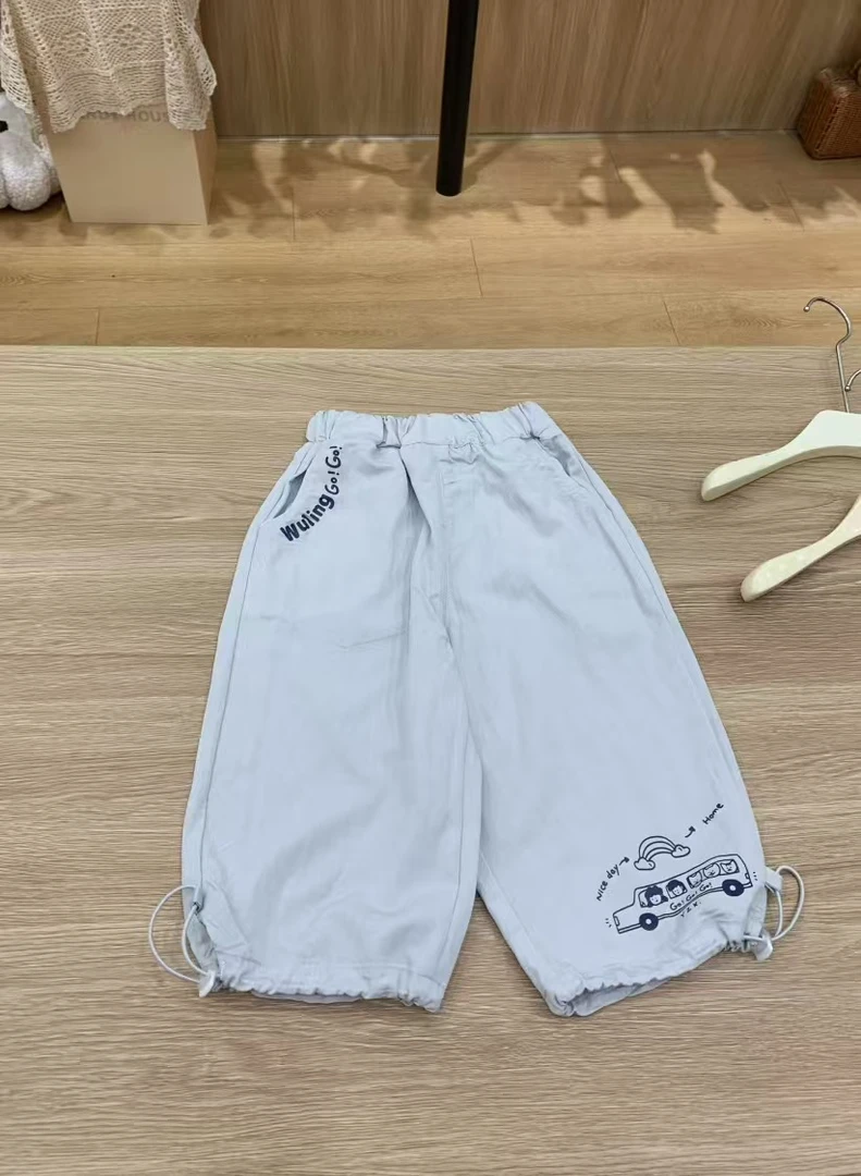 男女童2025夏季新款  汽车出游防蚊裤 60395
