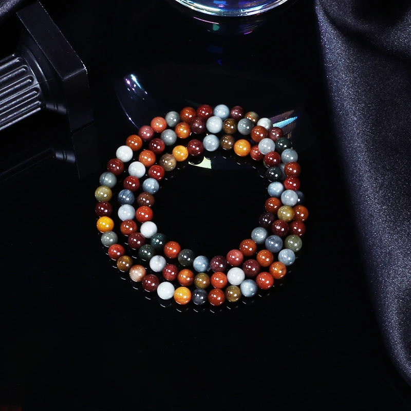 彩兔毛多圈手链-多样性发其一