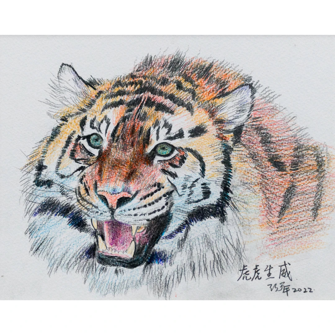 1395、王克举【虎虎生威】24X19cm