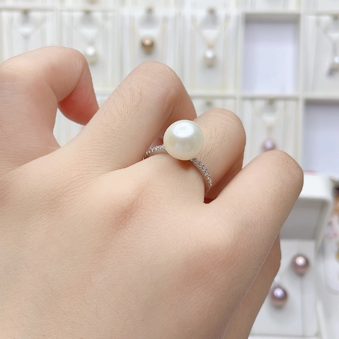 合金淡水珍珠吊坠(赠链)