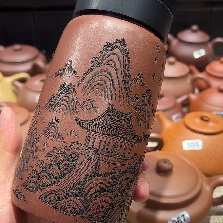 紫砂壶紫砂保温杯999