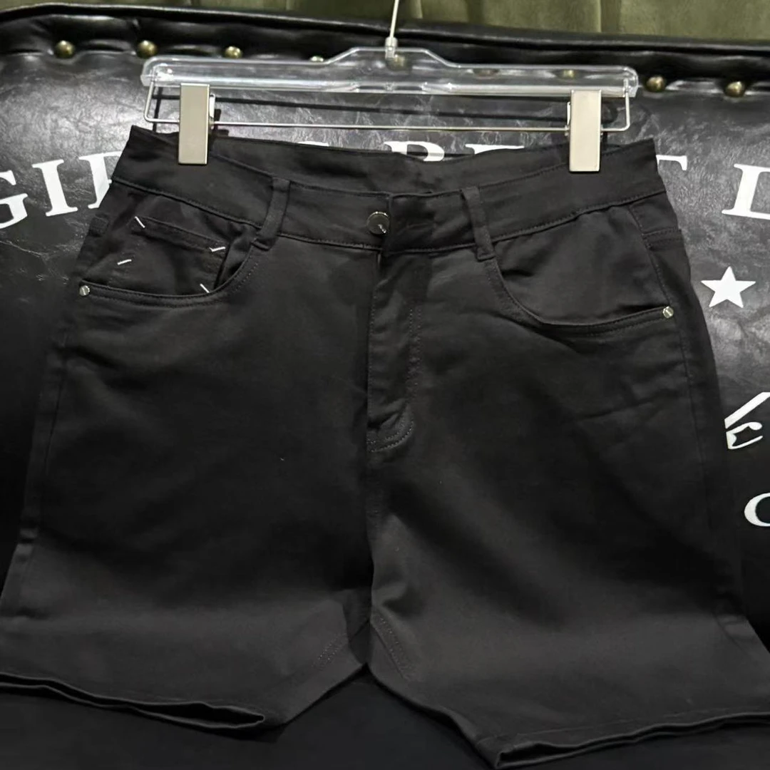 男装2025夏季新款男士牛仔短裤潮流简约百搭光板五分裤韩版修身