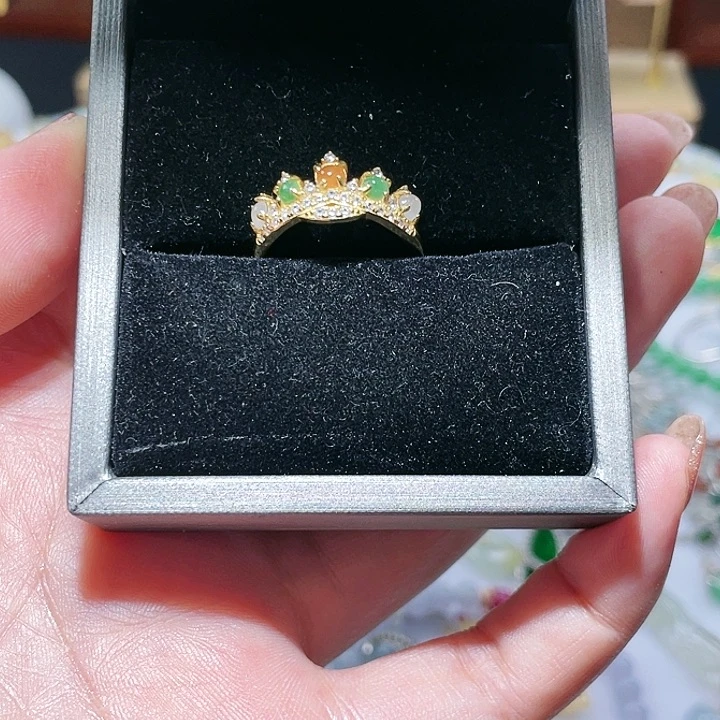 翡翠银S925镶嵌颈饰