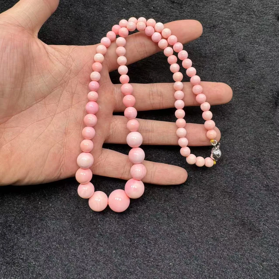 非金属羽毛项链 粉车厘子塔链项链 J206—多样性发