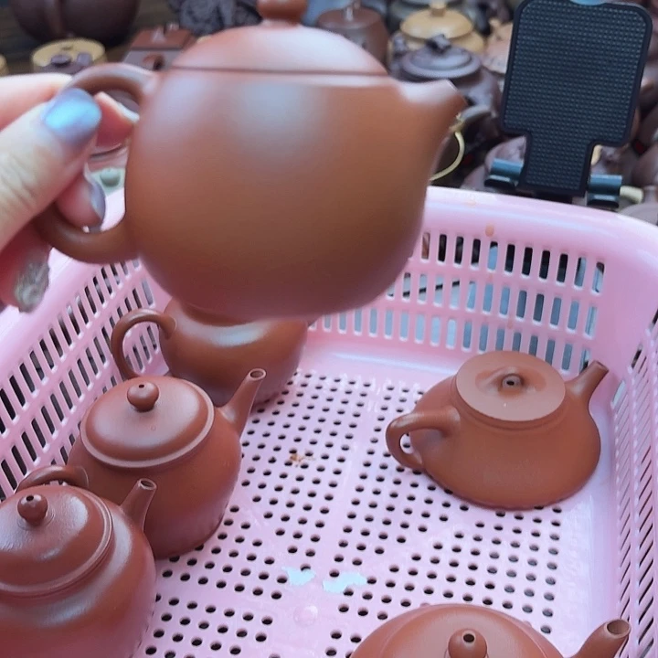 茶壶紫砂全手龙蛋