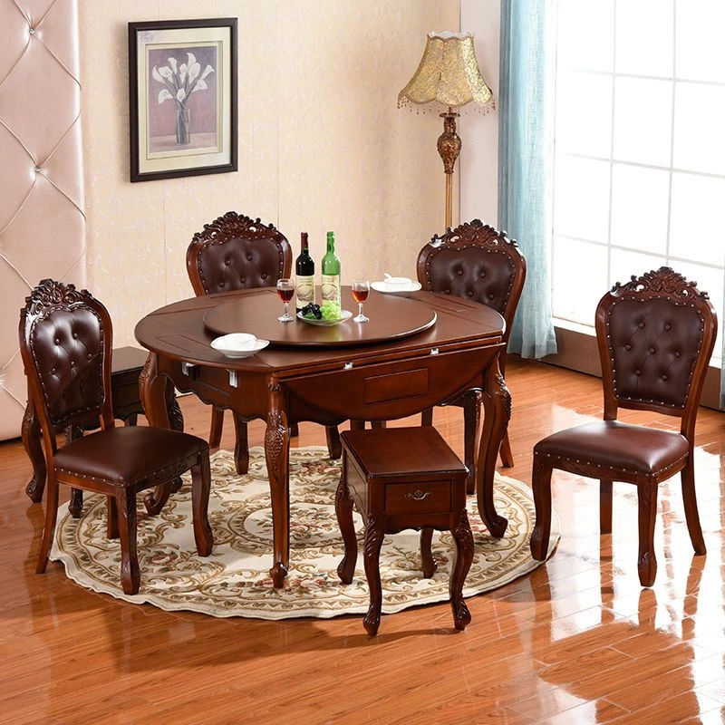 麻将机全自动餐桌两用方圆长桌电动一体实木麻将桌带椅子家用机麻