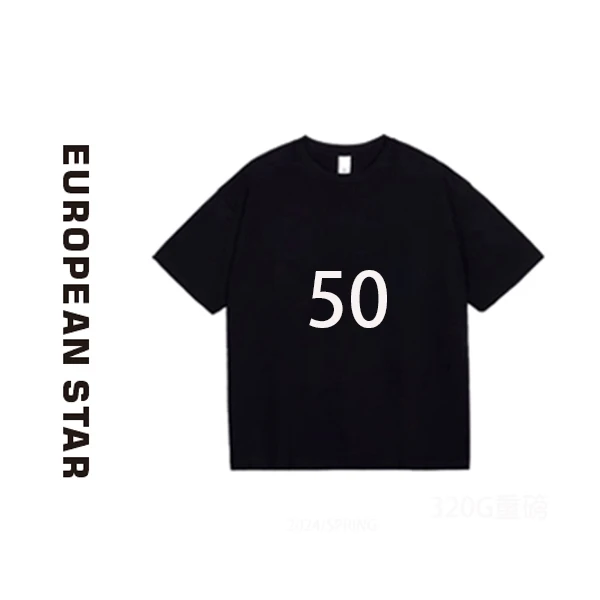 [50号链接] 罗意小免重磅300克短袖休闲