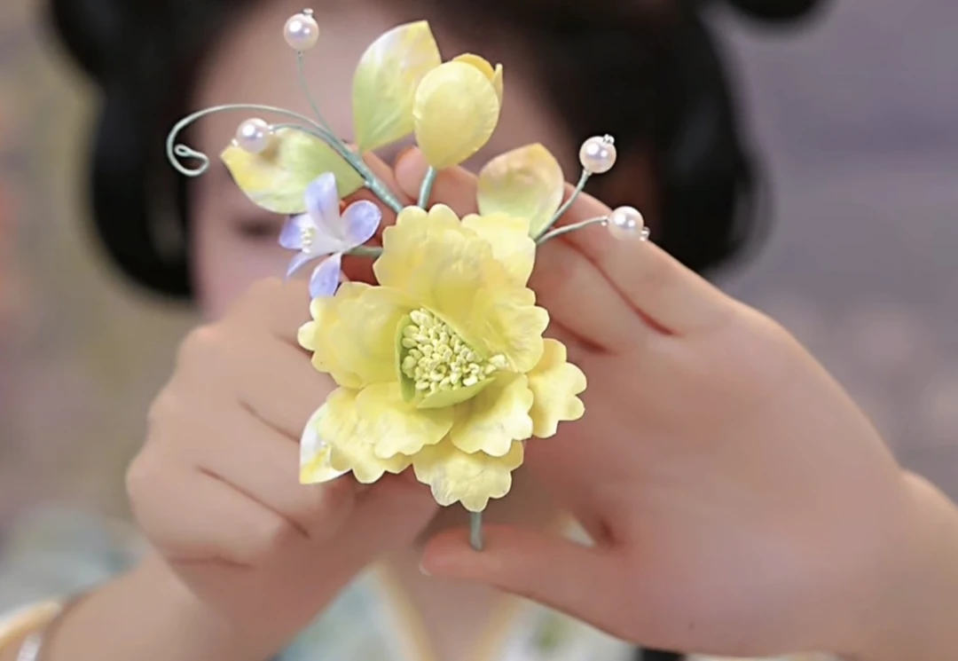 江南浔绒花 默认软簪 改主体找客服