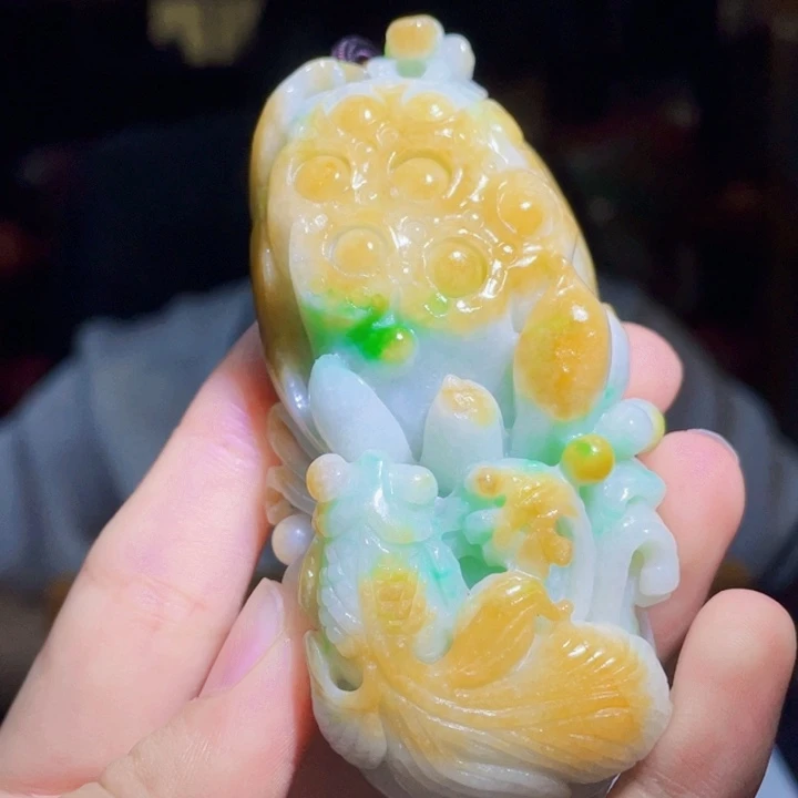 翡翠未镶嵌吊坠(不含链)A69