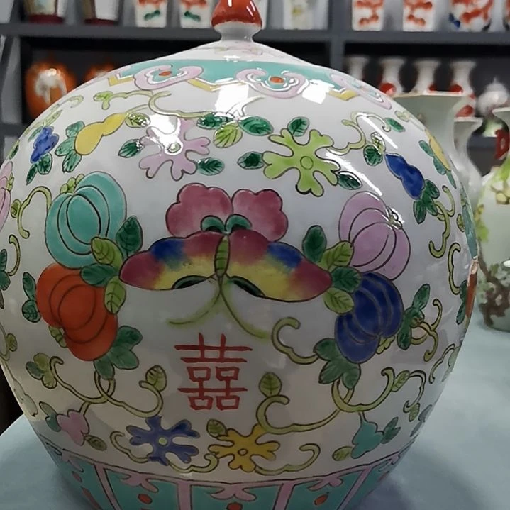 壶大**福瓜碟画片西瓜罐一只