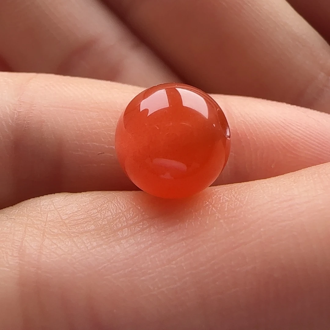 南红玛瑙圆珠8.5未镶嵌