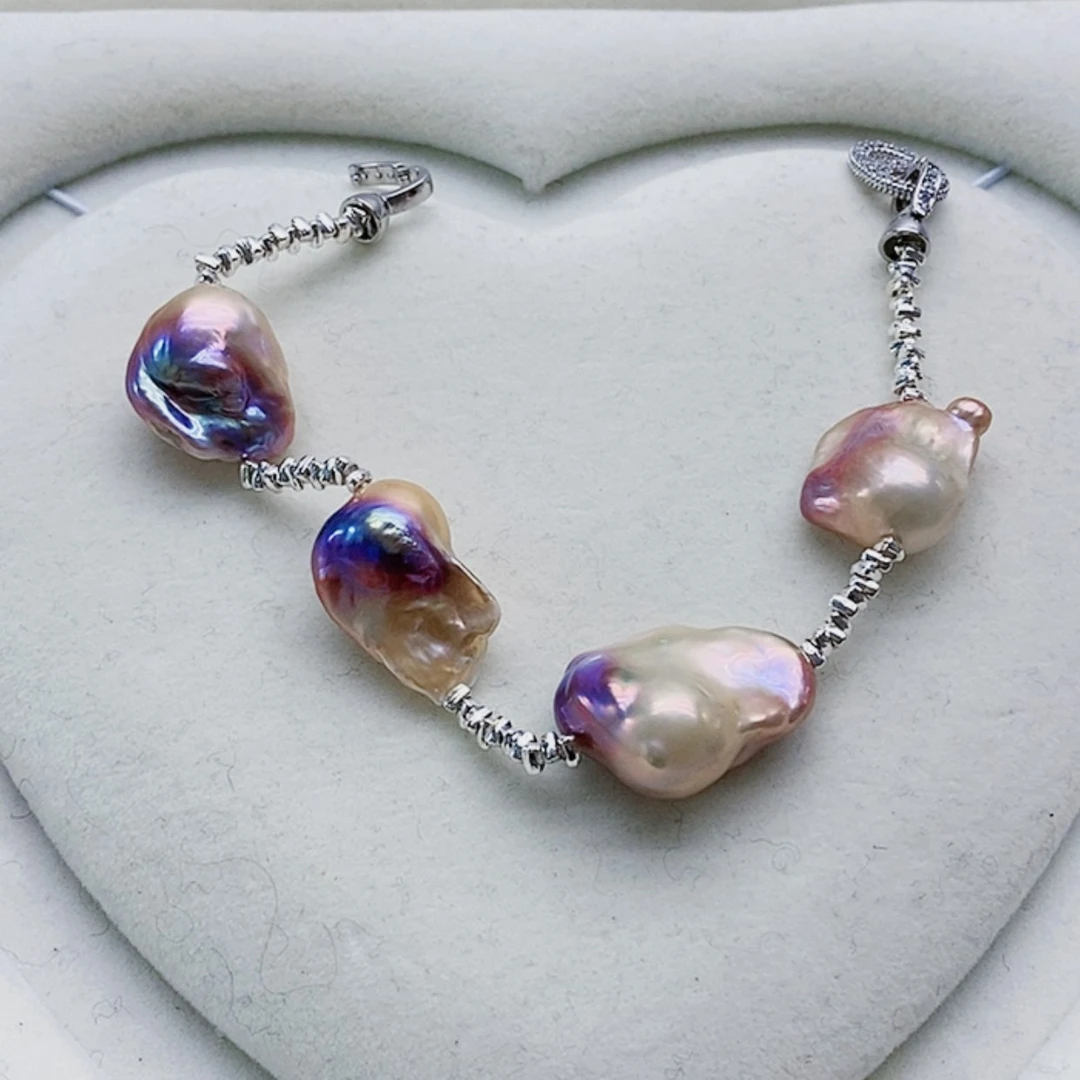 【闪购商品】淡水珍珠耳饰银S925镶嵌