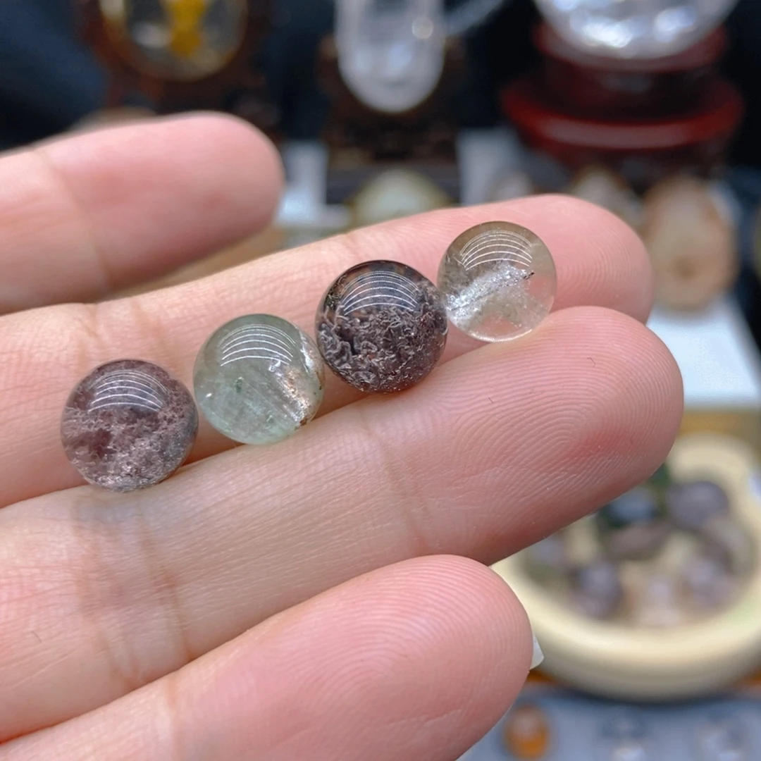 未镶嵌颈饰水晶天然水晶幽灵单珠10+