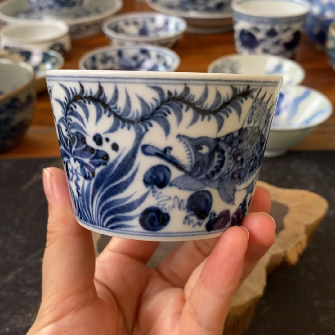 手绘陶瓷青花景德镇
