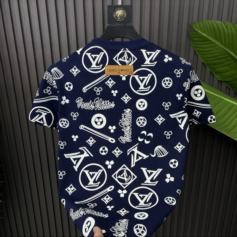 短袖基础大众时尚半袖精致韩风休闲T恤印花夏季男士圆领