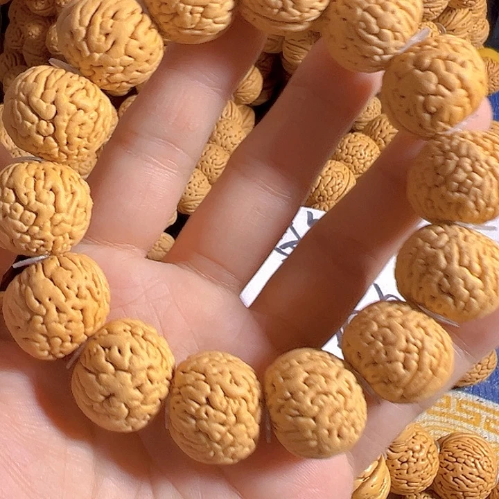 文玩核桃手串从***。盘锦肥齐肌肉纹手串