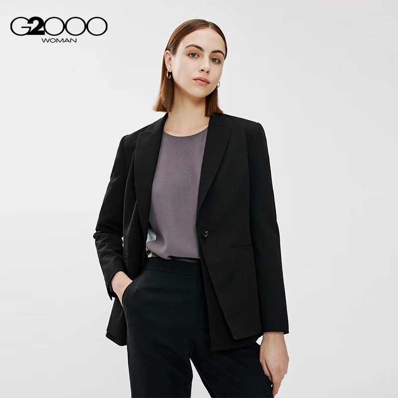 【多面弹性】G2000女装秋冬款商务通勤合身剪裁西服外套