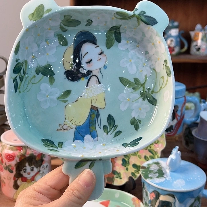 陶景德镇釉下手绘陶瓷