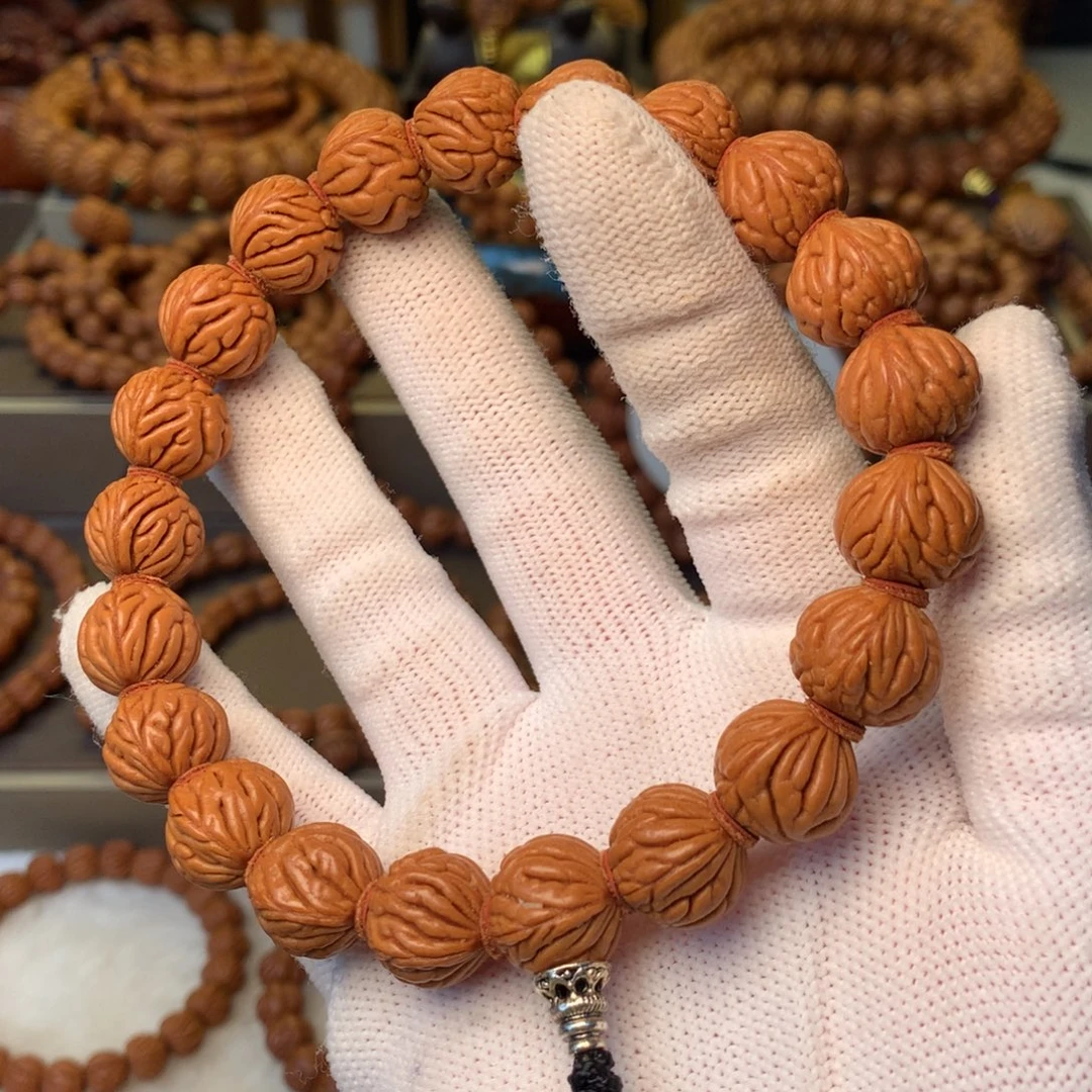 手串桃核秦岭龙纹