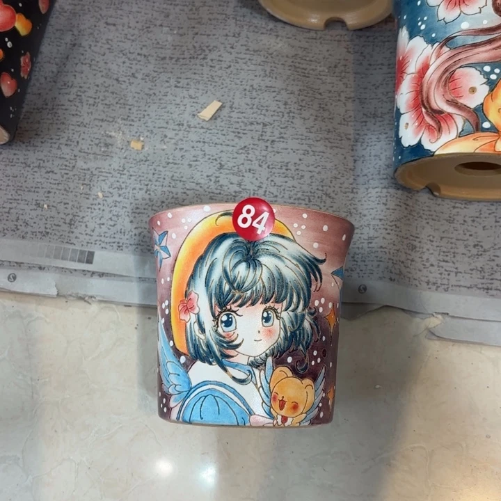 景德镇手绘花盆陶瓷10/10