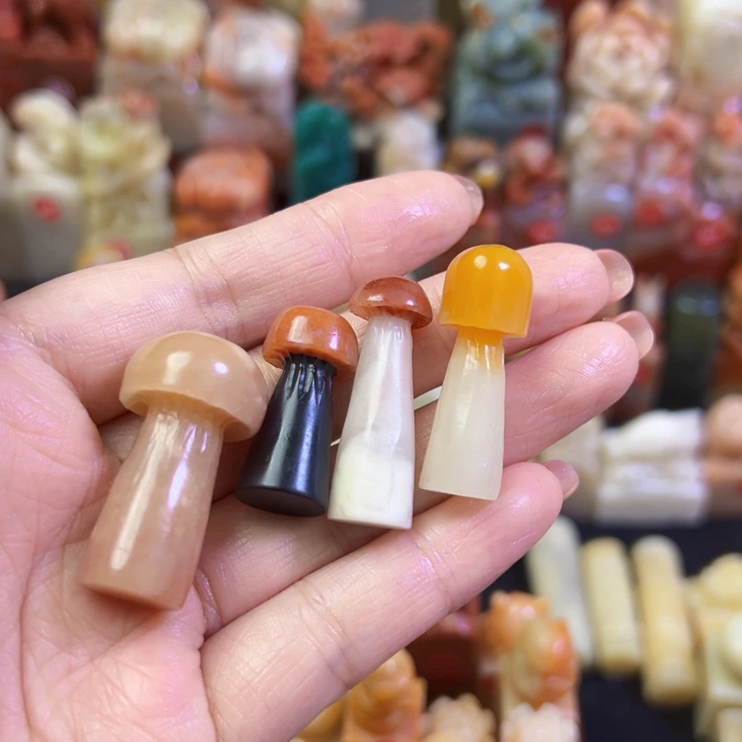 昌化石印石杨*美手工篆刻