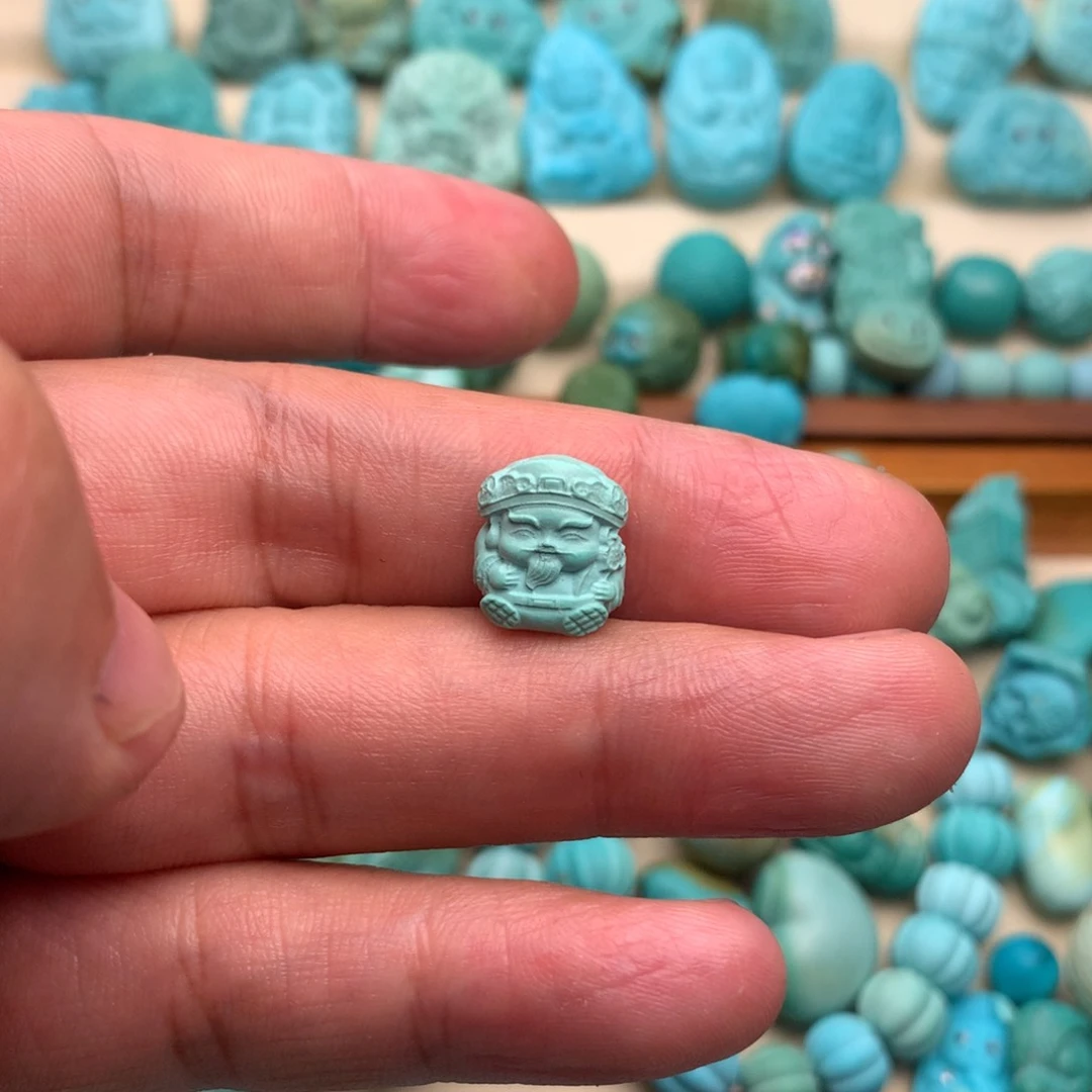 绿松石未镶嵌吊坠(不含链)