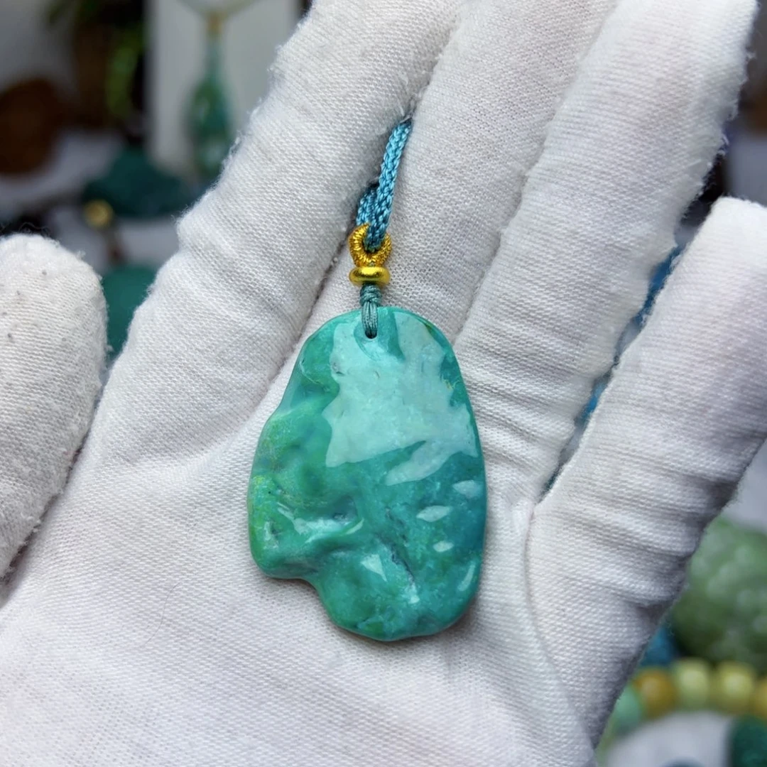 绿松石珠宝奇石未镶嵌