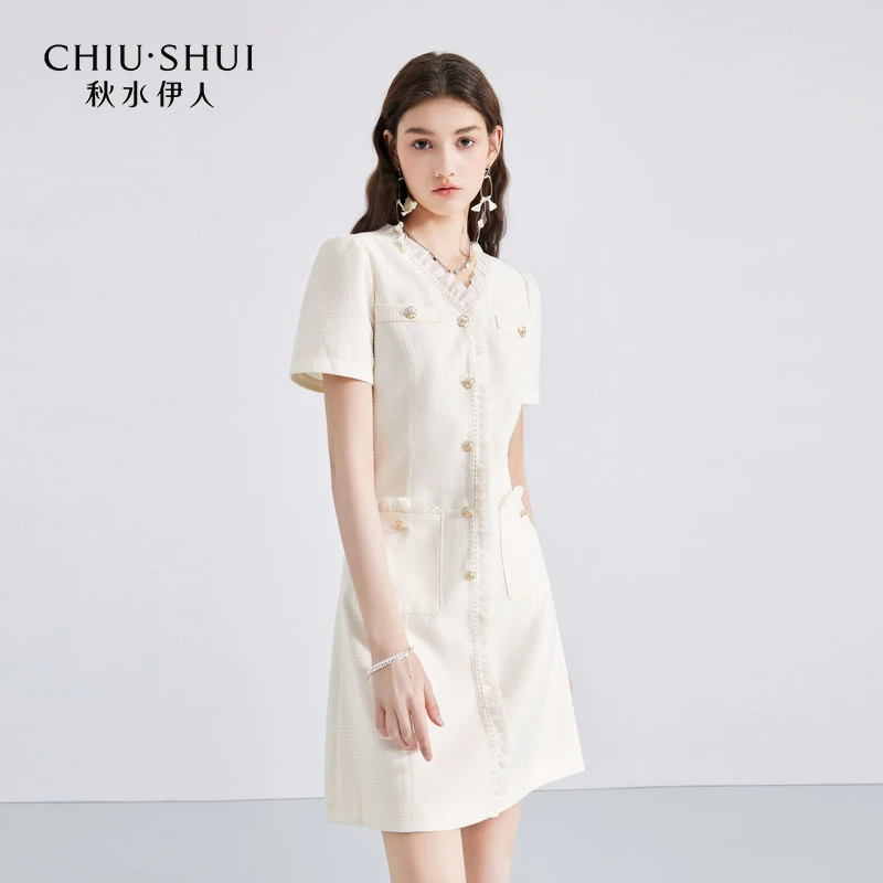 【赵老板】秋水伊人连衣裙新款女百搭小个子裙子624202A020017