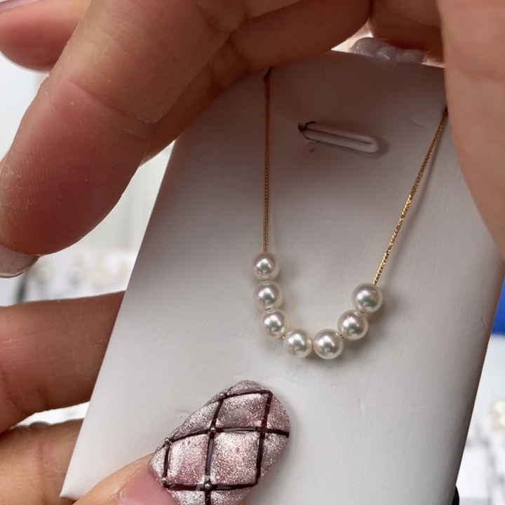 海水珍珠颈饰18K金镶嵌