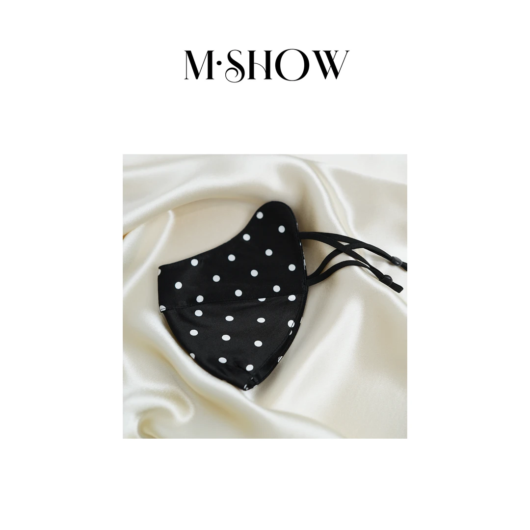 【真丝口罩】100%桑蚕丝22姆米素绉缎双层防晒透气真丝口罩07K