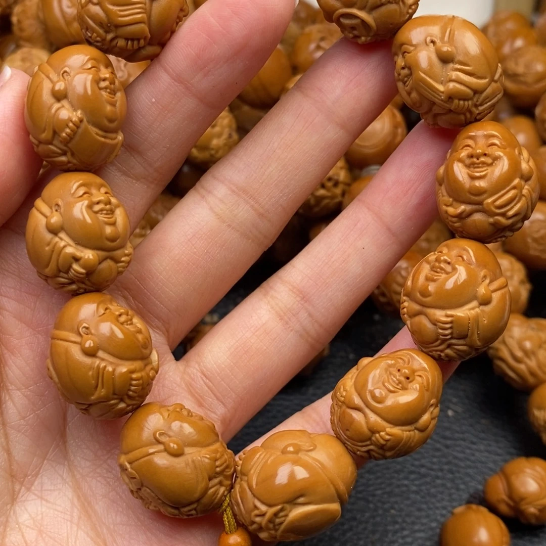 橄榄核手串多宝弥勒