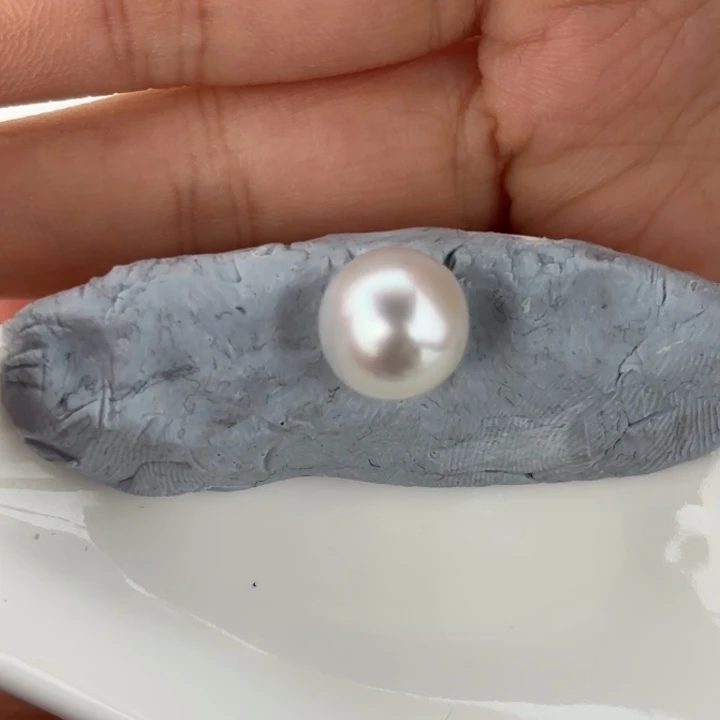 定制海水珍珠未镶嵌裸珠10-11mm澳白裸珠一颗