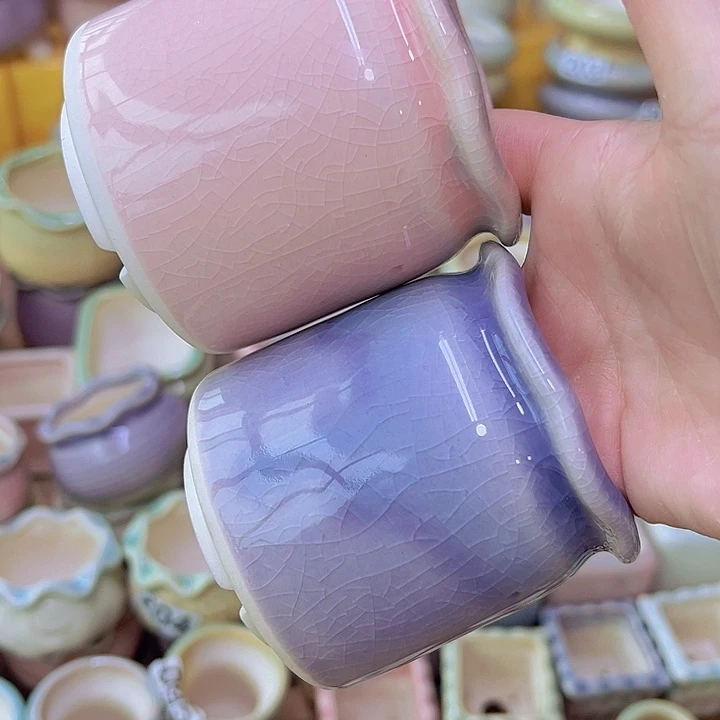 红陶陶瓷花盆当场满12包邮