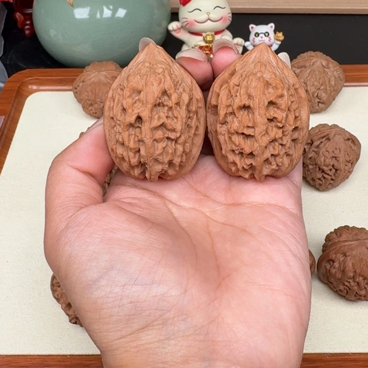 文玩核桃把件全品大古石39