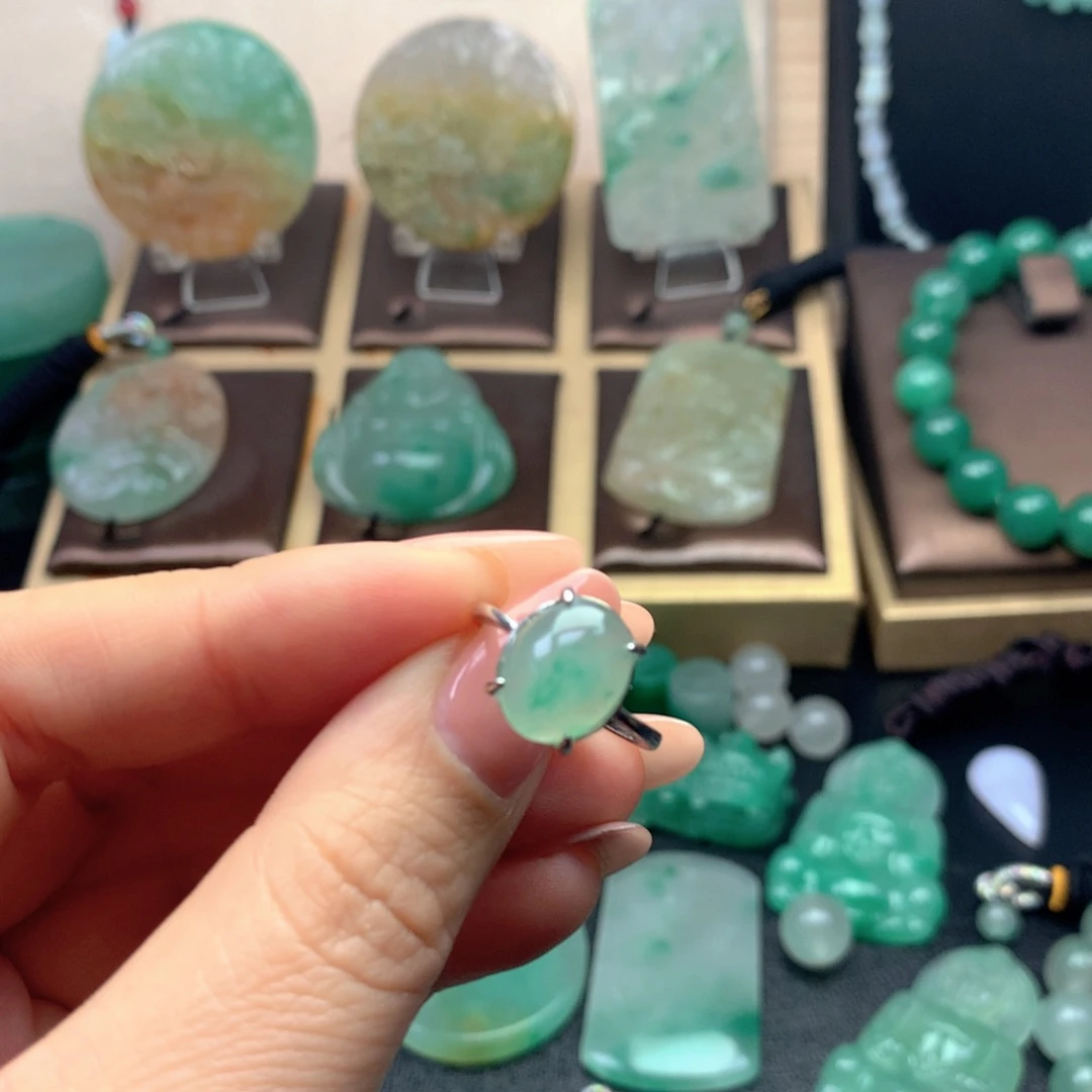 未镶嵌石英质玉珠宝半成品