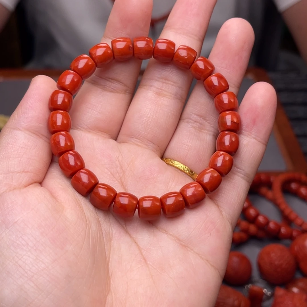 未镶嵌配饰卡8毫米➕尺寸南红玛瑙