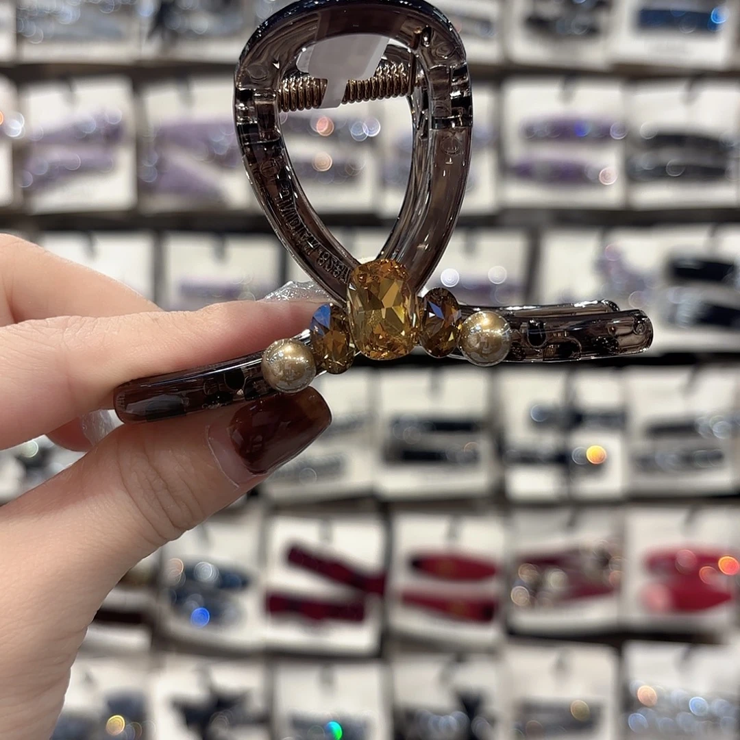 皮质铁合金香槟8厘米中抓