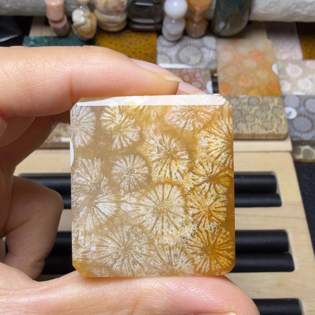 硅化玉未镶嵌冰透丝滑的雪花酥