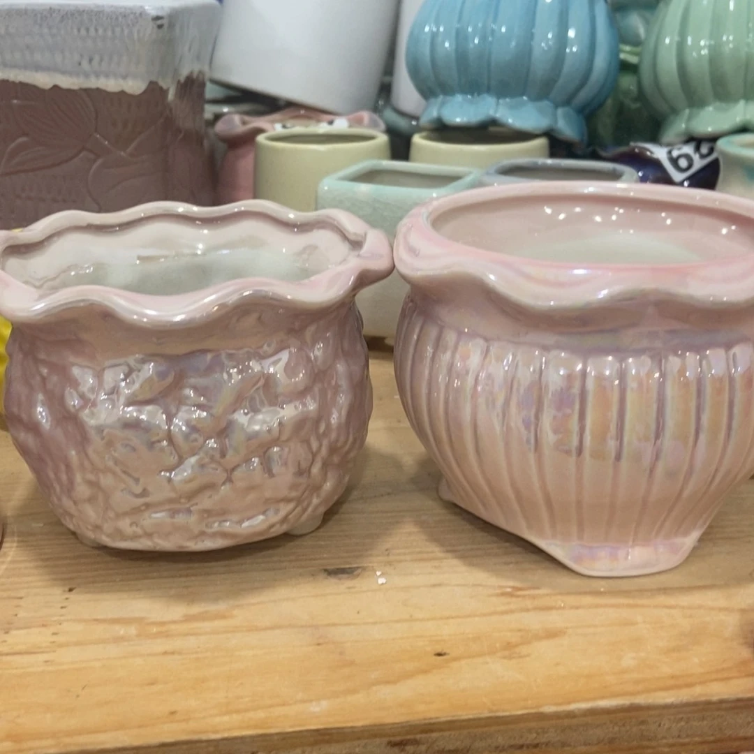 红陶高温陶瓷花盆