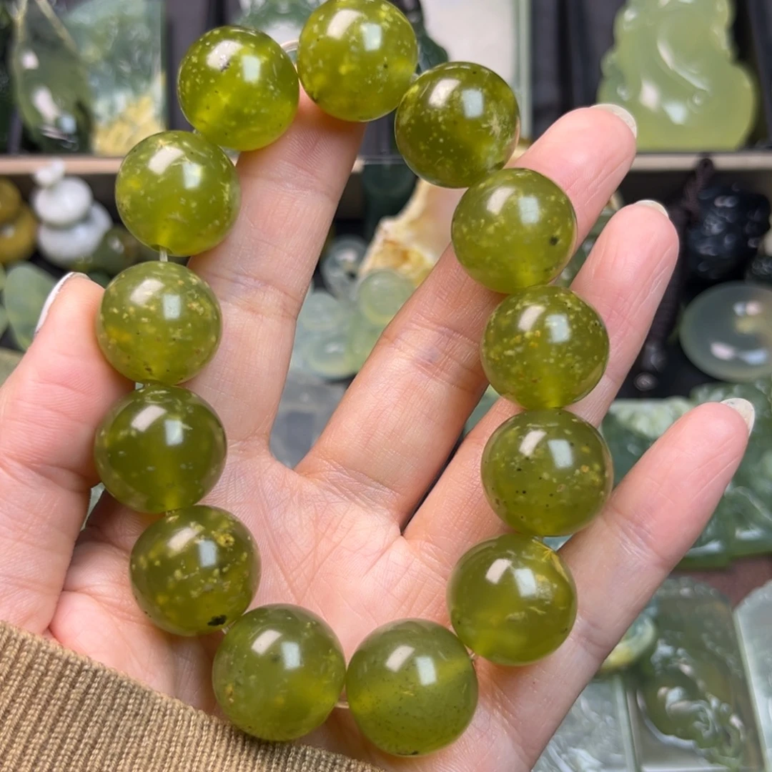 蛇纹石玉未镶嵌吊坠(赠链)