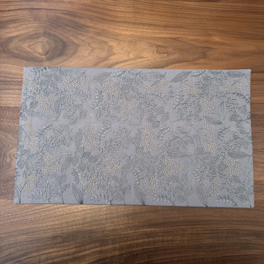 叶子｜50*29.5｜手工刺绣茶席｜知己刺子绣