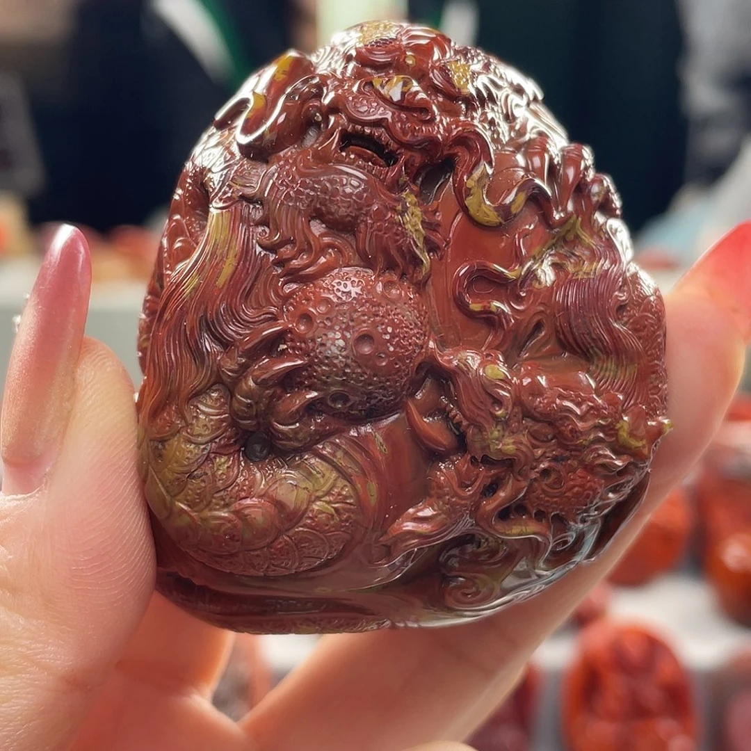 南红玛瑙未镶嵌颈饰