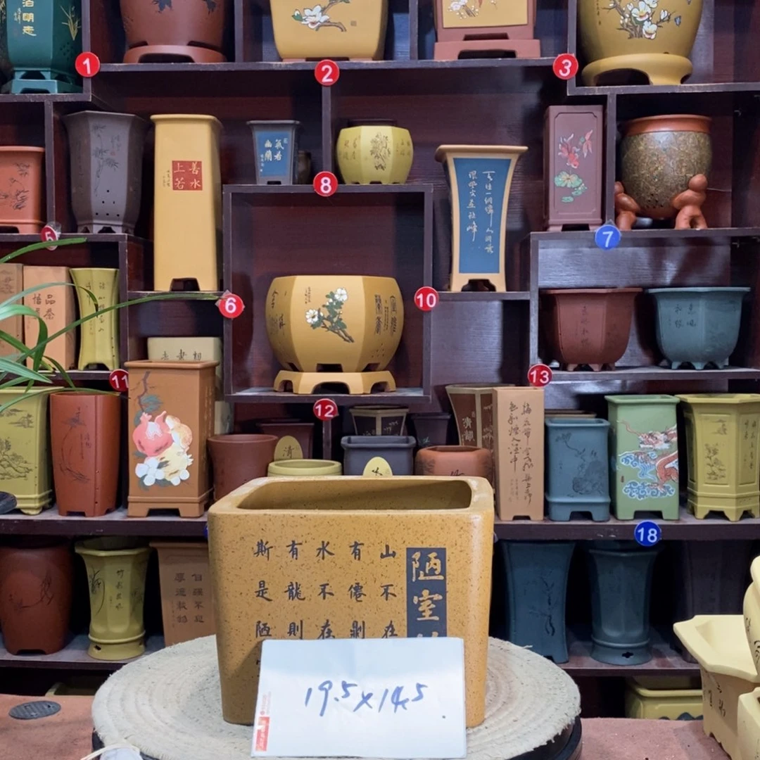 紫砂花盆紫砂花盆