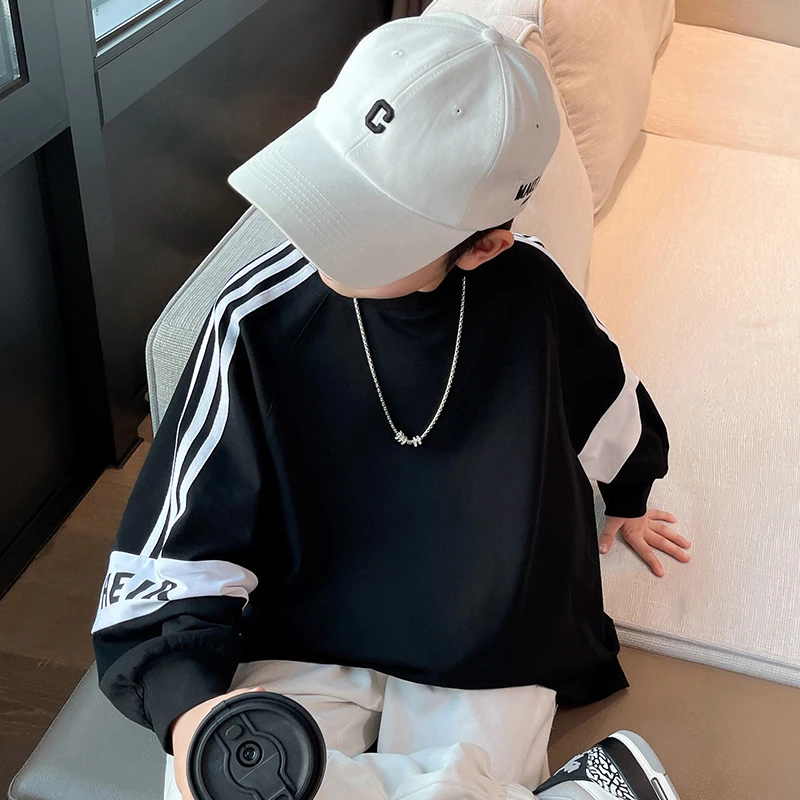 【财才熊】男童青少年卫衣春装夏装秋装童装长袖T恤卫衣【5A019】