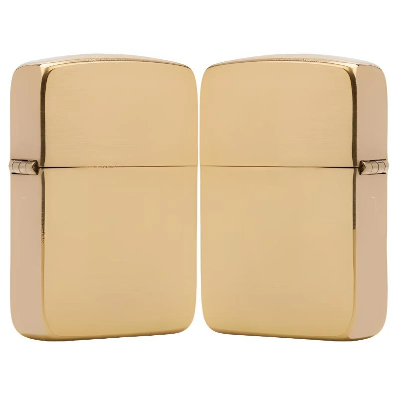 ZIPPO打火机1941B黄铜拉丝光板美版官方原装正品男士生日礼物MBJ1