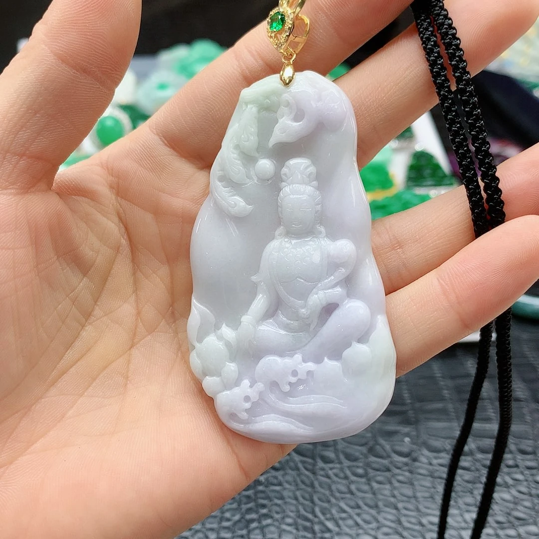 【闪购商品】翡翠吊坠(赠链)合金